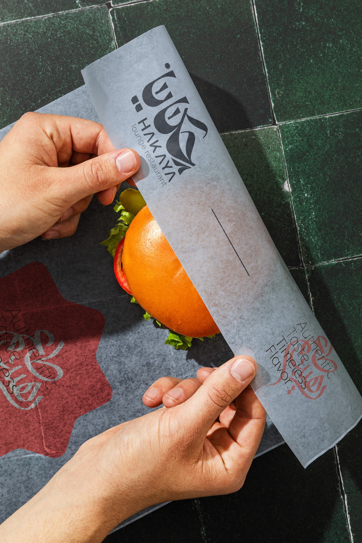 HAKAYA — branded food wrap paper