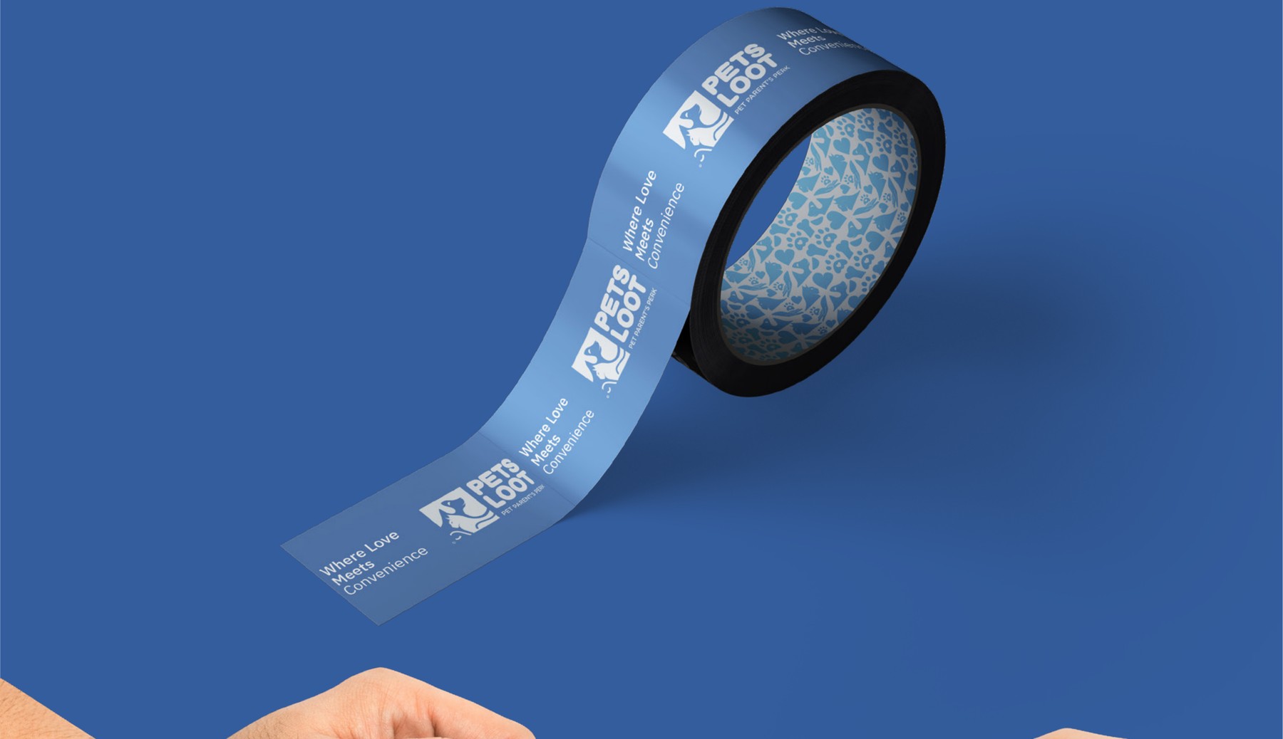 Pets Loot — branded packing tape